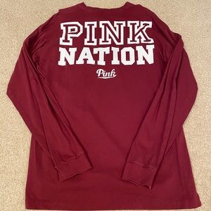 PINK LONG SLEEVE SHIRT